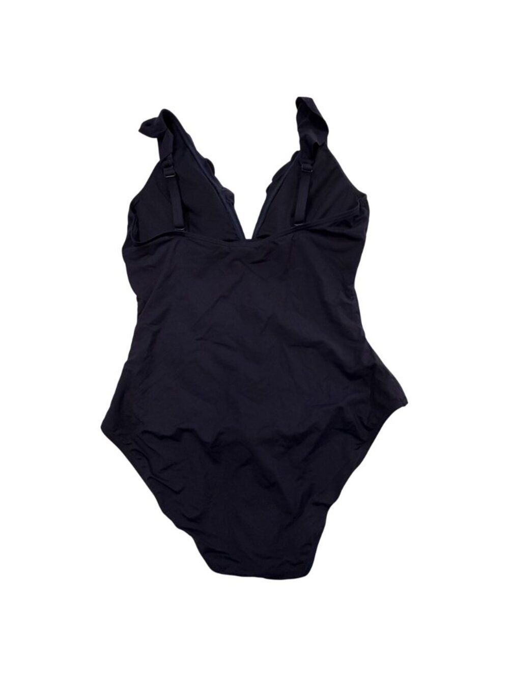 NWOT Sea Level Australia Essentials Frill Navy One-Piece Swimsuit Plunge Necklin - Picture 3 of 10